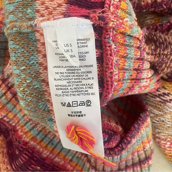 Pilcro Anthropologie ruffled striped sweater 37369 - Picture 7 of 15